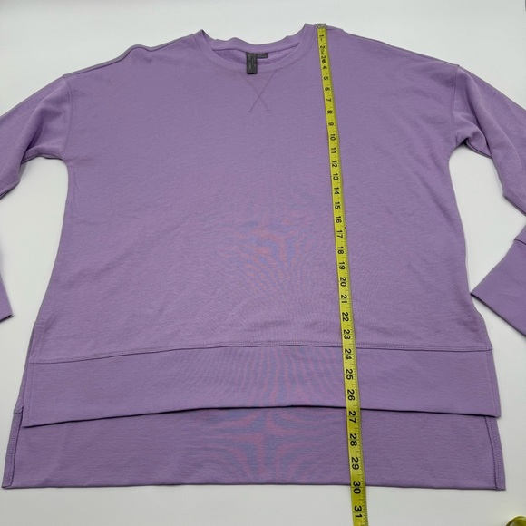 Sweaty Betty Women’s After Class Longline Sweatshirt Purple Medium Organic NWT - Picture 8 of 15